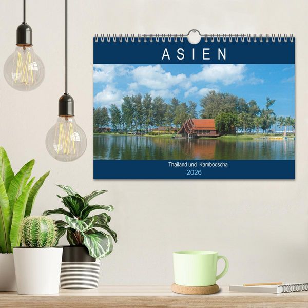 Produktbild: Asien - Thailand und Kambodscha (Wandkalender 2026 DIN A4 quer), CALVENDO Monatskalender