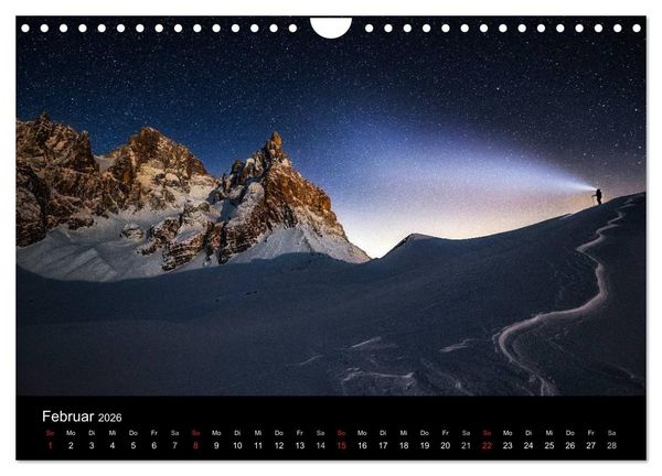 Produktbild: Sternensucher - Landschaft unter Sternen (Wandkalender 2026 DIN A4 quer), CALVENDO Monatskalender