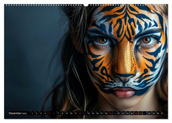 Produktbild: Faszination Bodypainting (Wandkalender 2026 DIN A2 quer), CALVENDO Monatskalender