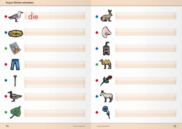 Produktbild: Ich kann schreiben Teil 1 und 2 im Set - Ausgabe mit Artikelkennzeichnung (DaZ) - Schülerarbeitshefte für die 1. Klasse