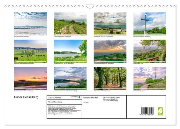 Produktbild: Unser Hesselberg (Wandkalender 2026 DIN A3 quer), CALVENDO Monatskalender