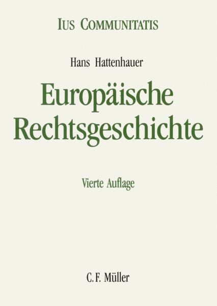 Produktbild: Europ&auml;ische Rechtsgeschichte