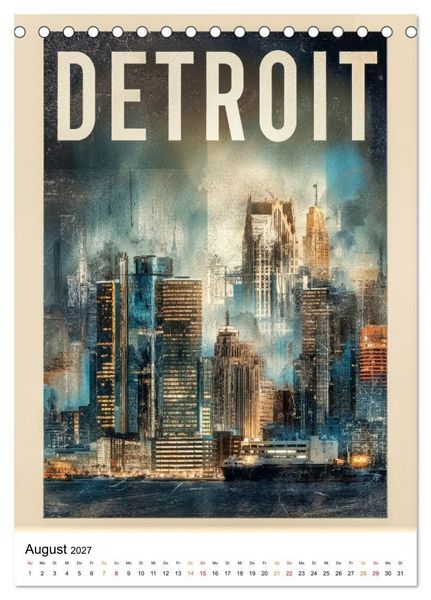 Produktbild: USA - Retro Journeys (Tischkalender 2027 DIN A5 hoch), CALVENDO Monatskalender