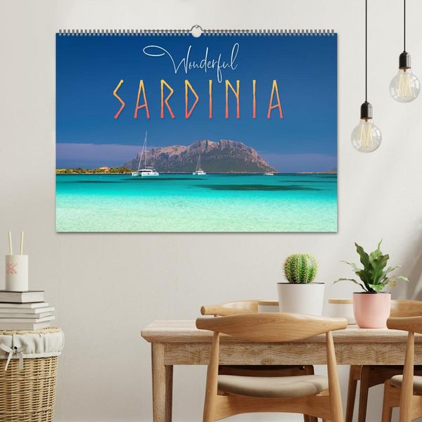 Produktbild: Wonderful Sardinia (Wall Calendar 2026 DIN A2 landscape), CALVENDO 12 Month Wall Calendar