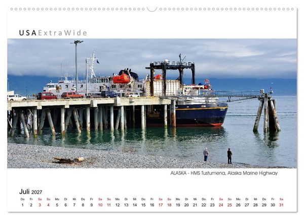 Produktbild: Entdeckungsreise durch ALASKA (hochwertiger Premium Wandkalender 2027 DIN A2 quer), Kunstdruck in Hochglanz