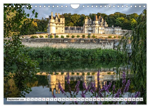Produktbild: Die Schl&ouml;sser im Tal der Loire (Wandkalender 2026 DIN A4 quer), CALVENDO Monatskalender