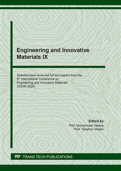 Produktbild: Engineering and Innovative Materials IX