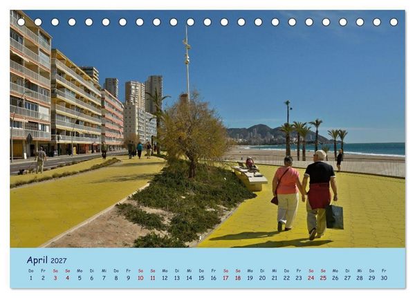 Produktbild: Benidorm (Tischkalender 2027 DIN A5 quer), CALVENDO Monatskalender