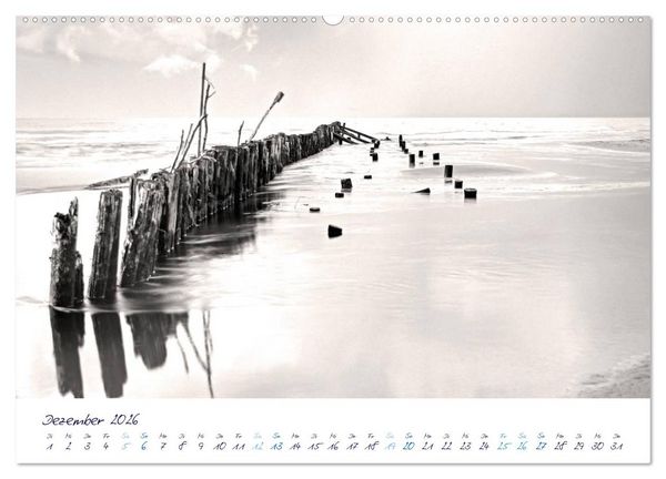 Produktbild: Meeresbilder - Nordsee-Impressionen (hochwertiger Premium Wandkalender 2026 DIN A2 quer), Kunstdruck in Hochglanz