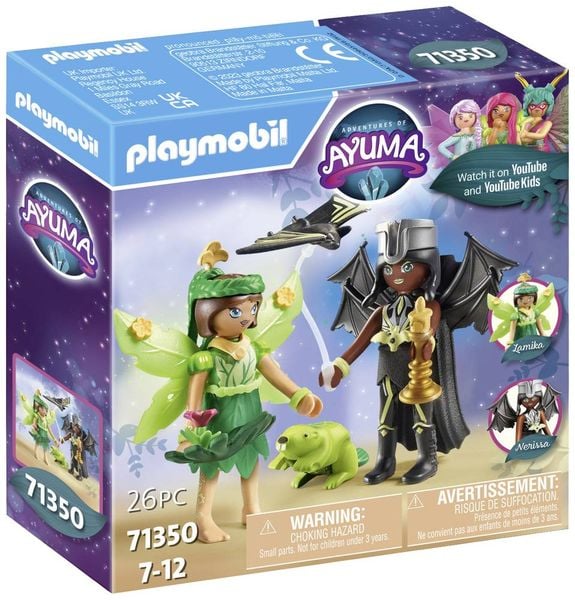 PLAYMOBIL 71350 - Ayuma - Forest Fairy & Bat Fairy mit Seelentieren