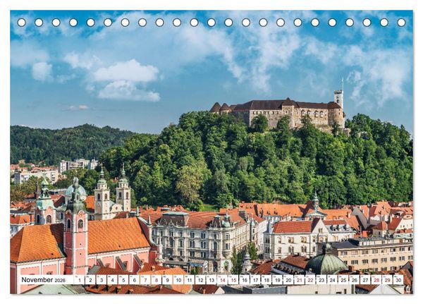 Produktbild: Europas Hauptst&auml;dte &ndash; lebenswerte Metropolen (Tischkalender 2026 DIN A5 quer), CALVENDO Monatskalender