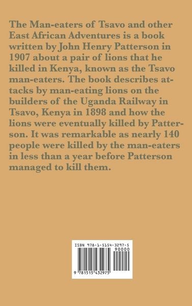 Produktbild: The Man-eaters of Tsavo - The True Story of the Legendary Man-Eating Lions of East Africa