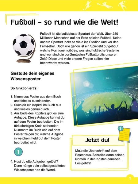 Produktbild: Fu&szlig;ball Mein Wissensbuch