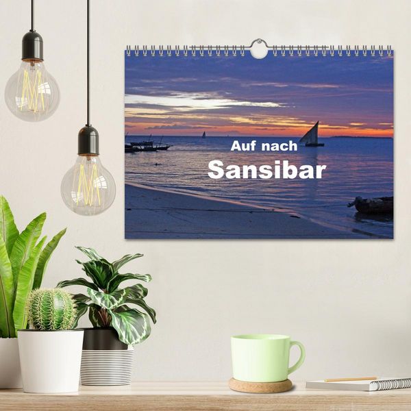 Produktbild: Auf nach Sansibar (Wandkalender 2026 DIN A4 quer), CALVENDO Monatskalender