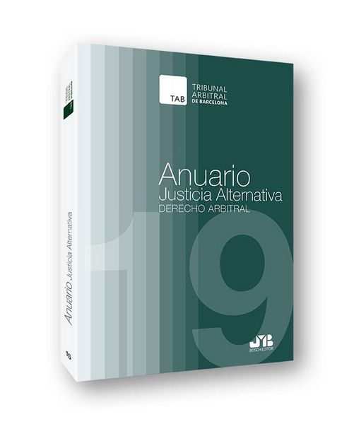 Produktbild: Anuario de justicia alternativa 15, a&ntilde;o 2019 : derecho arbitral