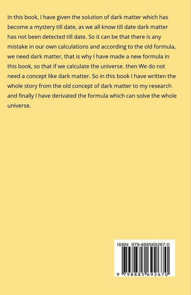 Produktbild: Gravity The Solution Of Dark Matter