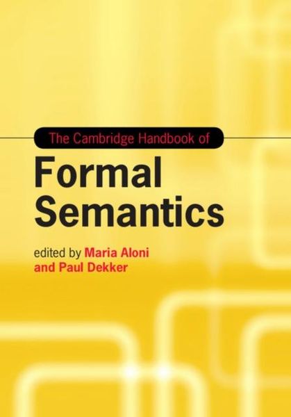 Produktbild: Cambridge Handbook of Formal Semantics