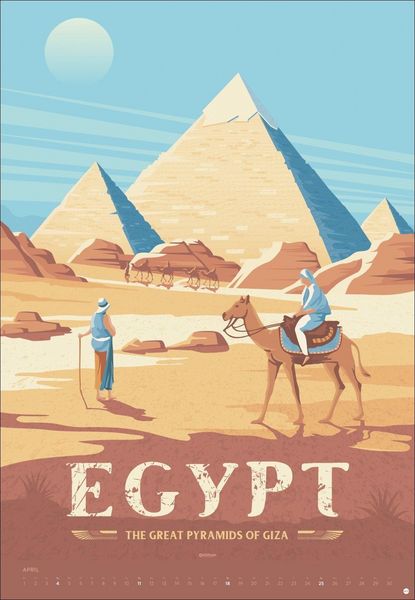 Produktbild: Travel the World Posterkalender 2027