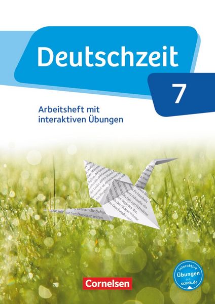 Produktbild: Deutschzeit 7. Schuljahr - Allgemeine Ausgabe - Arbeitsheft mit interaktiven &Uuml;bungen auf scook.de
