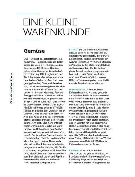 Produktbild: Ern&auml;hrung f&uuml;r das Herz