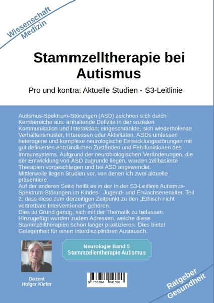 Produktbild: Stammzelltherapie bei Autismus