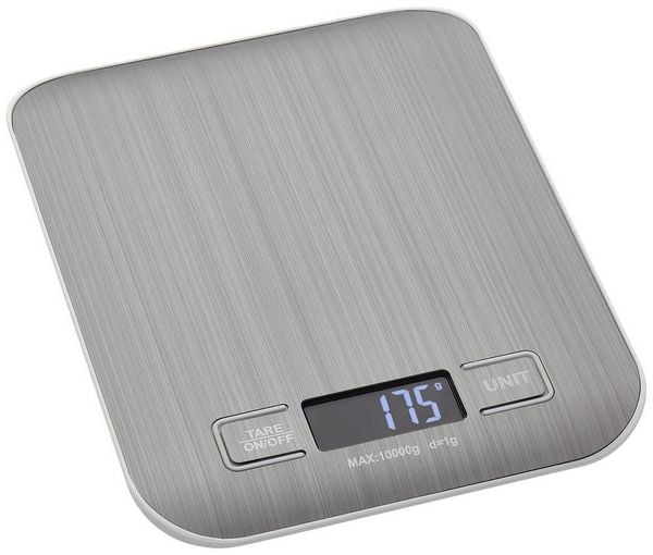 Produktbild: TFA Dostmann AMARETTI K&uuml;chenwaage digital W&auml;gebereich (max.)=10000g Silber 140 x 180 x 20