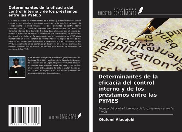 Produktbild: Determinantes de la eficacia del control interno y de los pr&eacute;stamos entre las PYMES