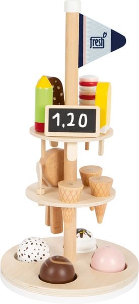 Small foot 12232 - Eisständer fresh, Holz, 15-teilig, Höhe: 38 cm