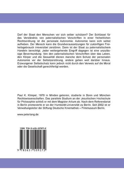 Produktbild: Bevormundung oder Freiheitsschutz?