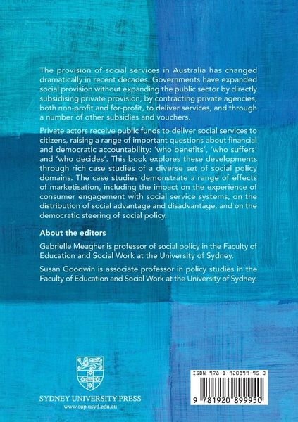 Produktbild: Markets, Rights and Power in Australian Social Policy