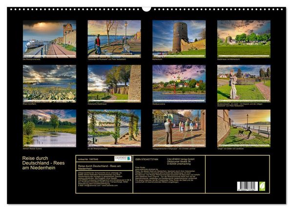 Produktbild: Reise durch Deutschland - Rees am Niederrhein (Wandkalender 2026 DIN A2 quer), CALVENDO Monatskalender