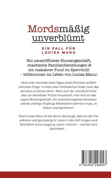 Produktbild: Mordsm&auml;&szlig;ig unverbl&uuml;mt