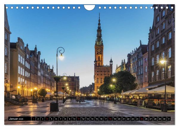 Produktbild: Ein Wochenende in Danzig (Wandkalender 2026 DIN A4 quer), CALVENDO Monatskalender