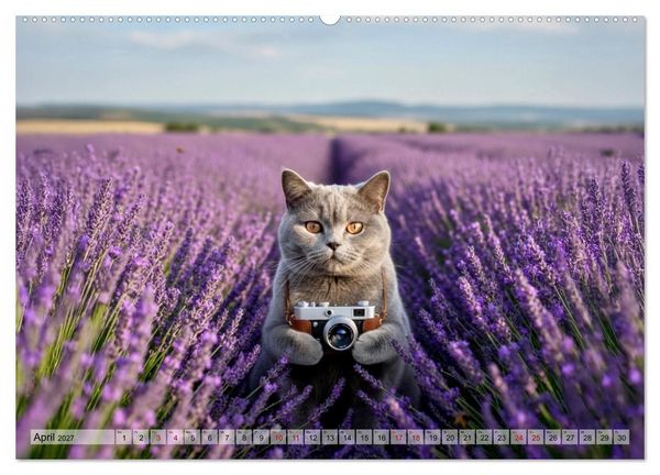 Produktbild: Der Graue Lord auf grosser Tour (hochwertiger Premium Wandkalender 2027 DIN A2 quer), Kunstdruck in Hochglanz