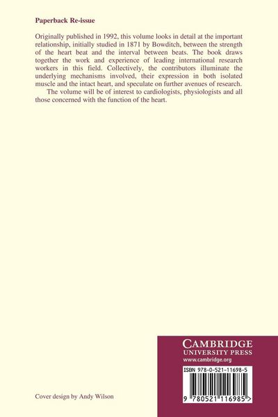 Produktbild: The Interval-Force Relationship of the Heart