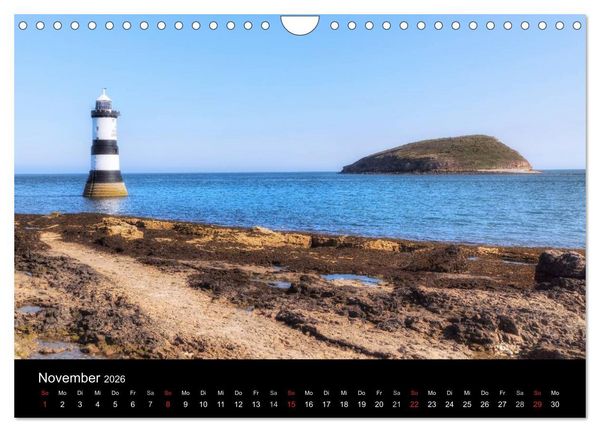 Produktbild: Wales (Wandkalender 2026 DIN A4 quer), CALVENDO Monatskalender