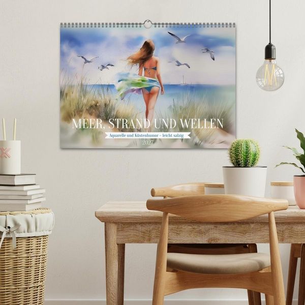 Produktbild: Meer, Strand und Wellen (Wandkalender 2027 DIN A3 quer), CALVENDO Monatskalender