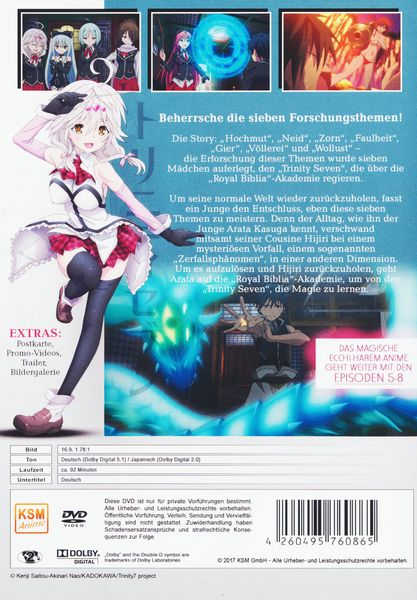 Produktbild: Trinity Seven Vol. 2 - Episode 05-08