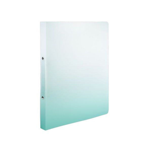Produktbild: Idena Ringbuch PP Color Edition 2 Ringe 25mm wei&szlig;/petrol DIN A4