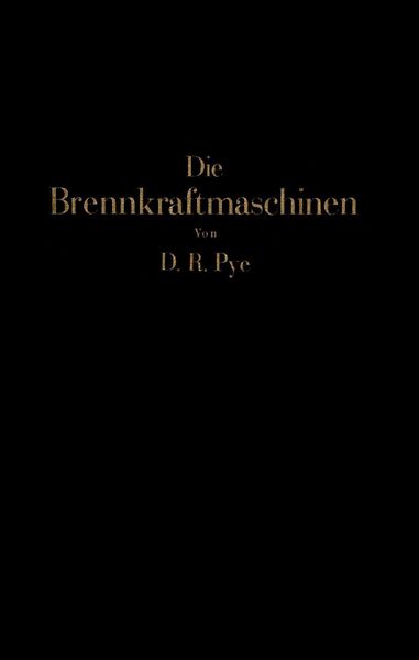 Produktbild: Die Brennkraftmaschinen
