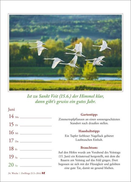 Produktbild: Bauernweisheiten Wochenkalender 2027 - Bauernregeln, Brauchtum, Gartentipps, Haushaltstipps