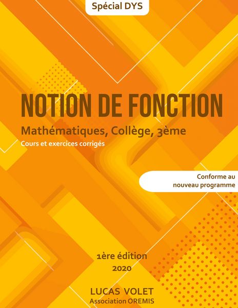 Produktbild: Notion de fonction