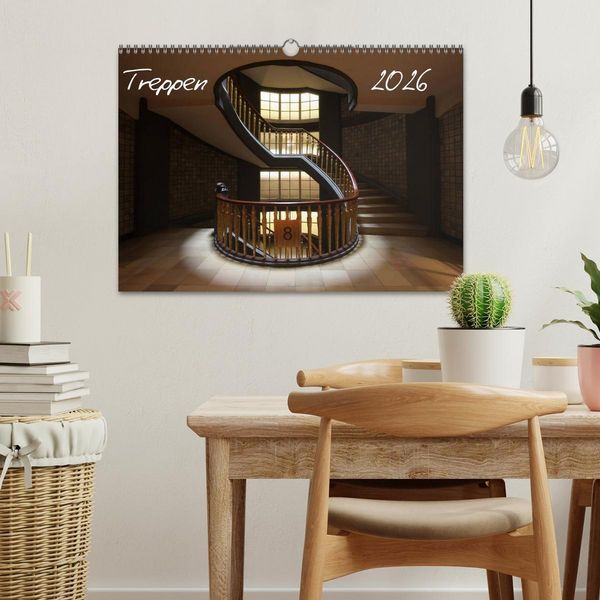 Produktbild: Treppen (Wandkalender 2026 DIN A3 quer), CALVENDO Monatskalender