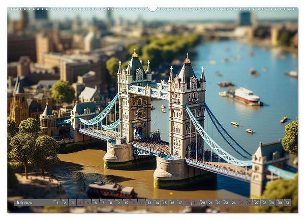 Produktbild: Urlaub in Miniatur (Wandkalender 2026 DIN A2 quer), CALVENDO Monatskalender