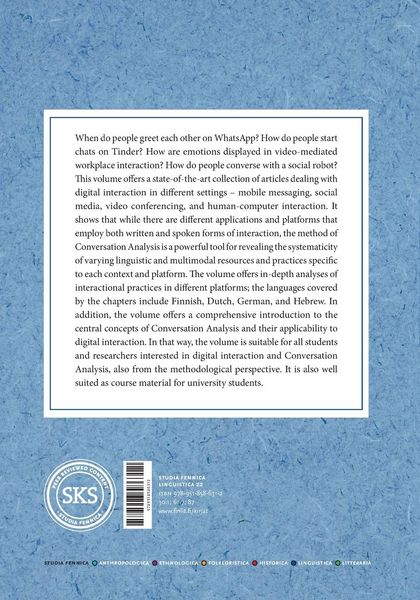 Produktbild: Conversation Analytic Perspectives to Digital Interaction
