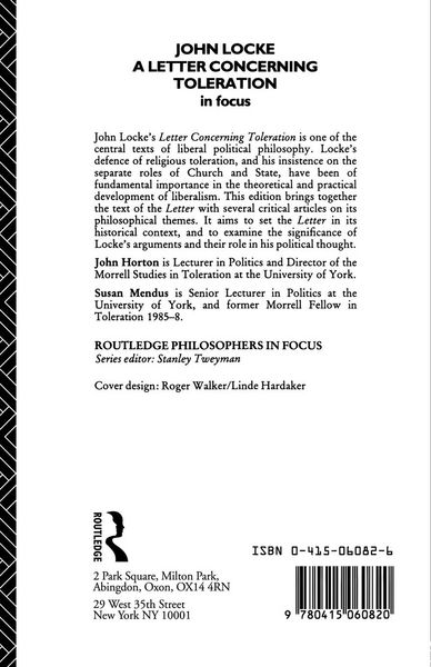 Produktbild: John Locke's Letter on Toleration in Focus