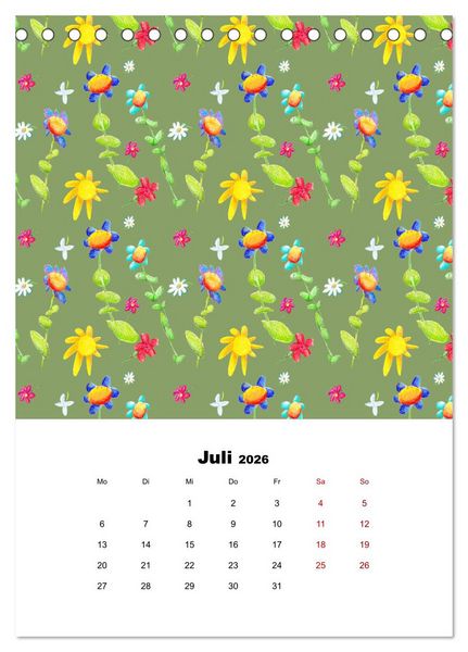 Produktbild: MUSTERMACKE (Tischkalender 2026 DIN A5 hoch), CALVENDO Monatskalender