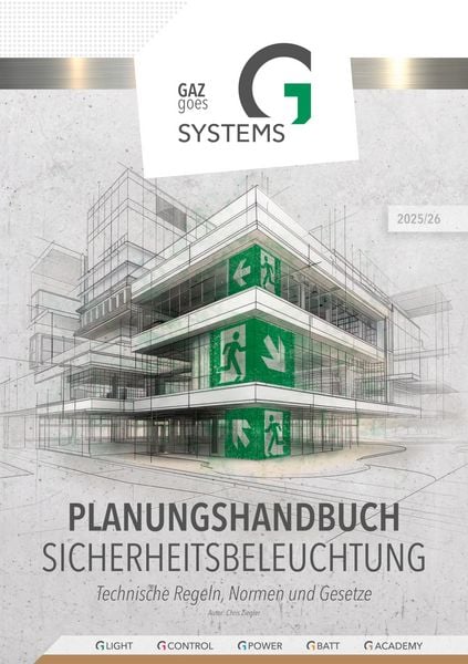 Produktbild: Planungshandbuch f&uuml;r Sicherheitsbeleuchtung