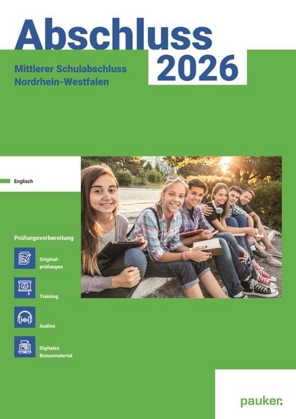 Produktbild: Abschluss 2026 - MSA Realschule NRW - Aufgabenband