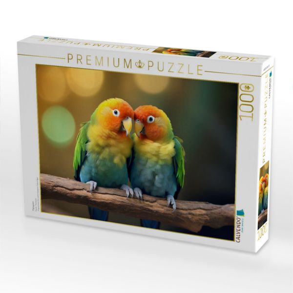Produktbild: CALVENDO Puzzle Papageien | 1000 Teile Lege-Gr&ouml;&szlig;e 64x48cm Foto-Puzzle f&uuml;r gl&uuml;ckliche Stunden